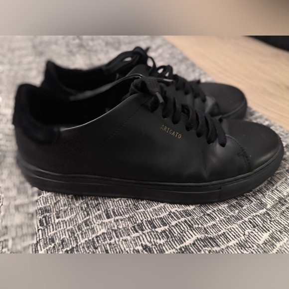 Axel Arigato Black Leather Sneakers - Picture 4 of 7